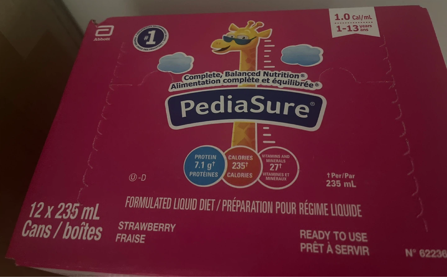 $15 for the whole box PediaSure Strawberry