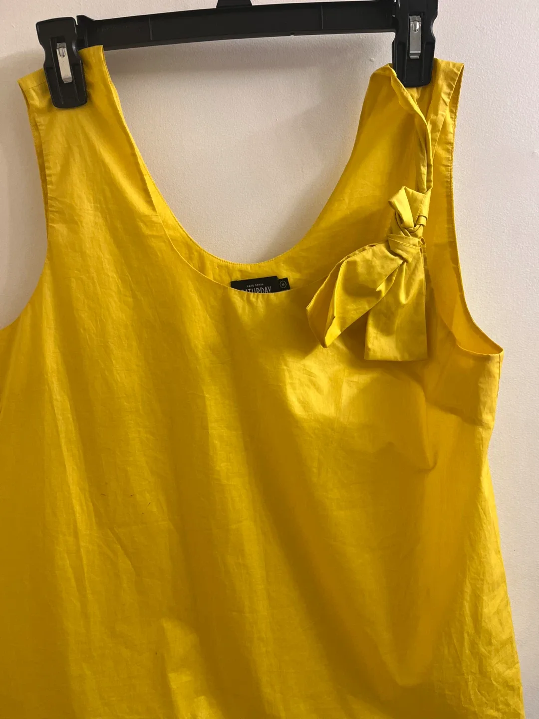 Kate Spade Saturday Yellow Tank Top - Size M image indicator(3)
