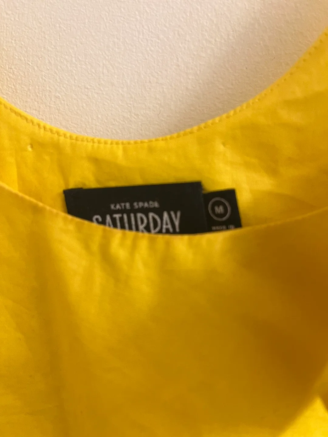 Kate Spade Saturday Yellow Tank Top - Size M image indicator(2)