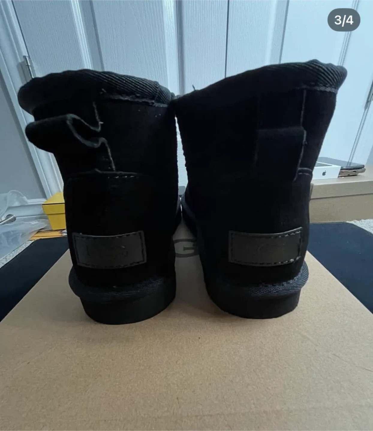 UGG Black Suede Ankle Boots image indicator(2)