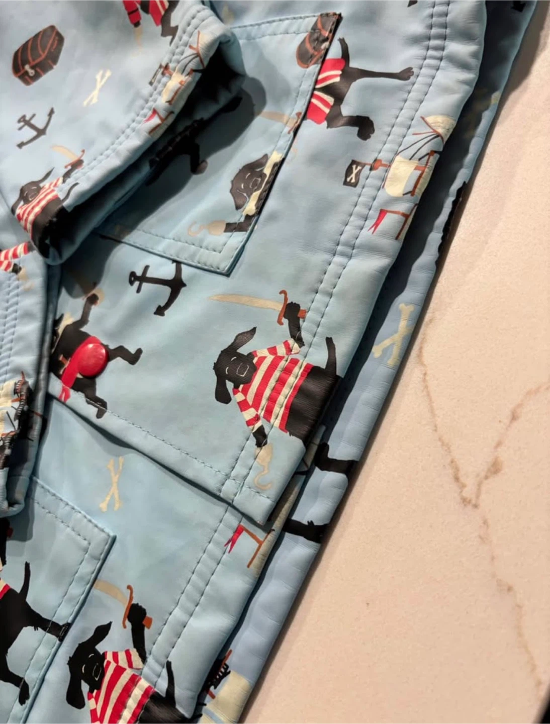 Hatley Kids' Pirate Pups Raincoat - Size 5 - photo 3