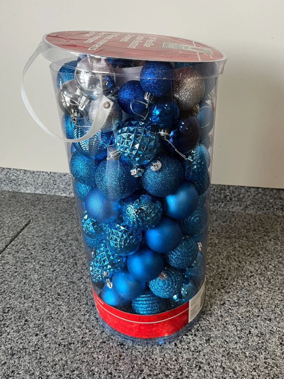 Home Accents Holiday 101-Piece Blue Ornaments