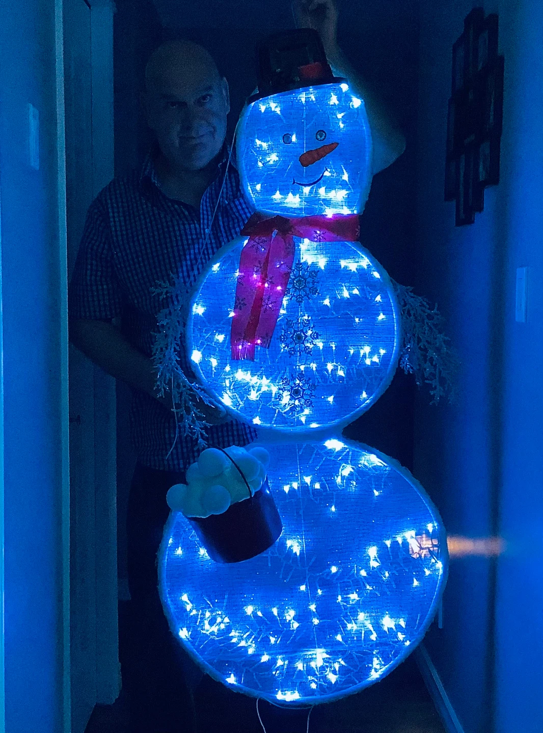 Lighted Snowman Christmas Decoration - photo 2