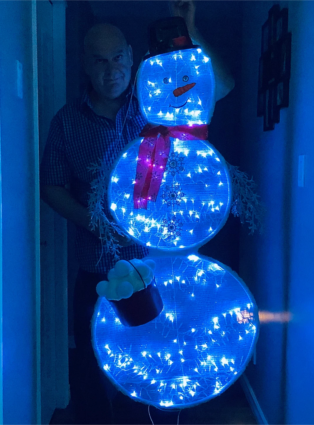 Lighted Snowman Christmas Decoration - photo 3