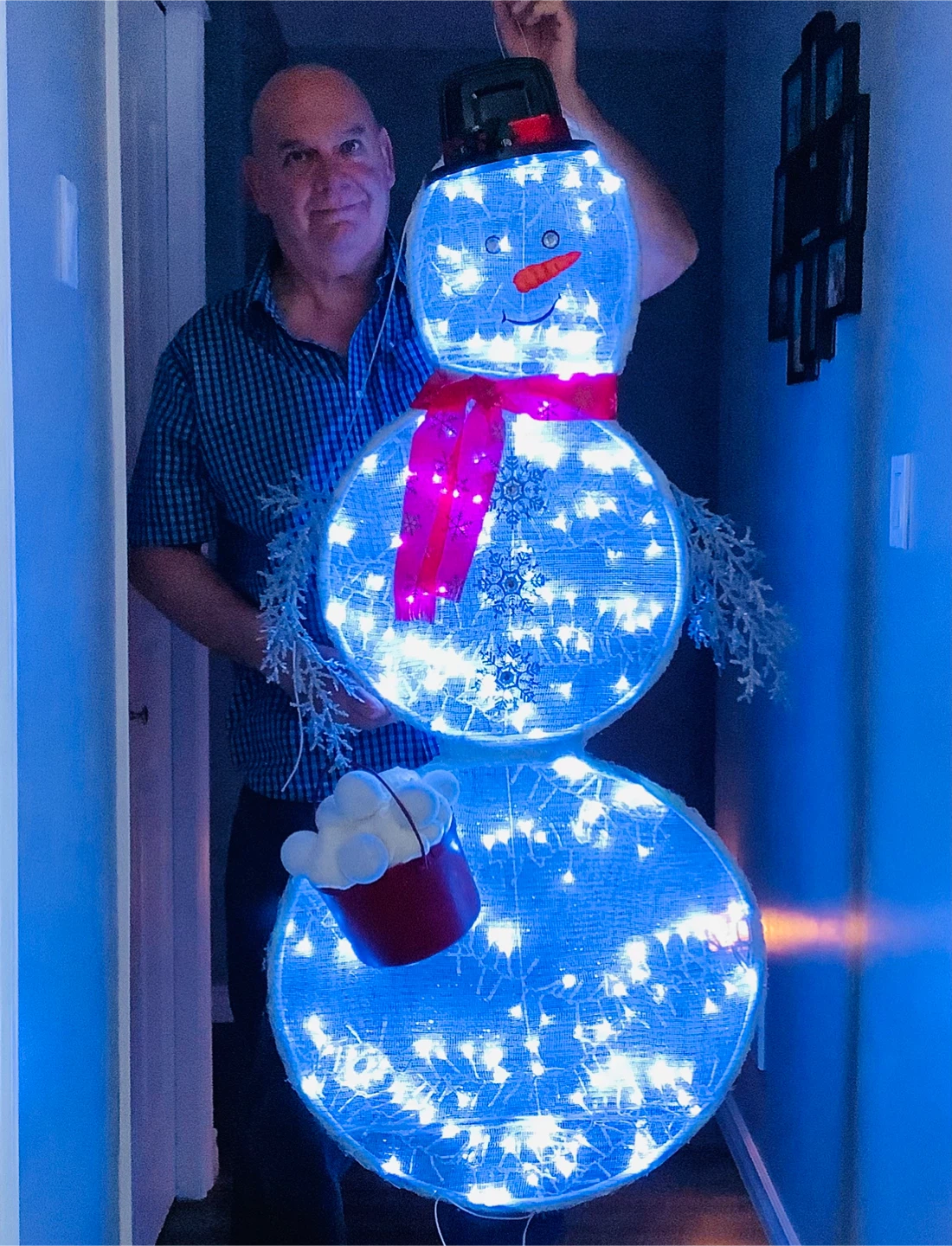 Lighted Snowman Christmas Decoration - photo 5