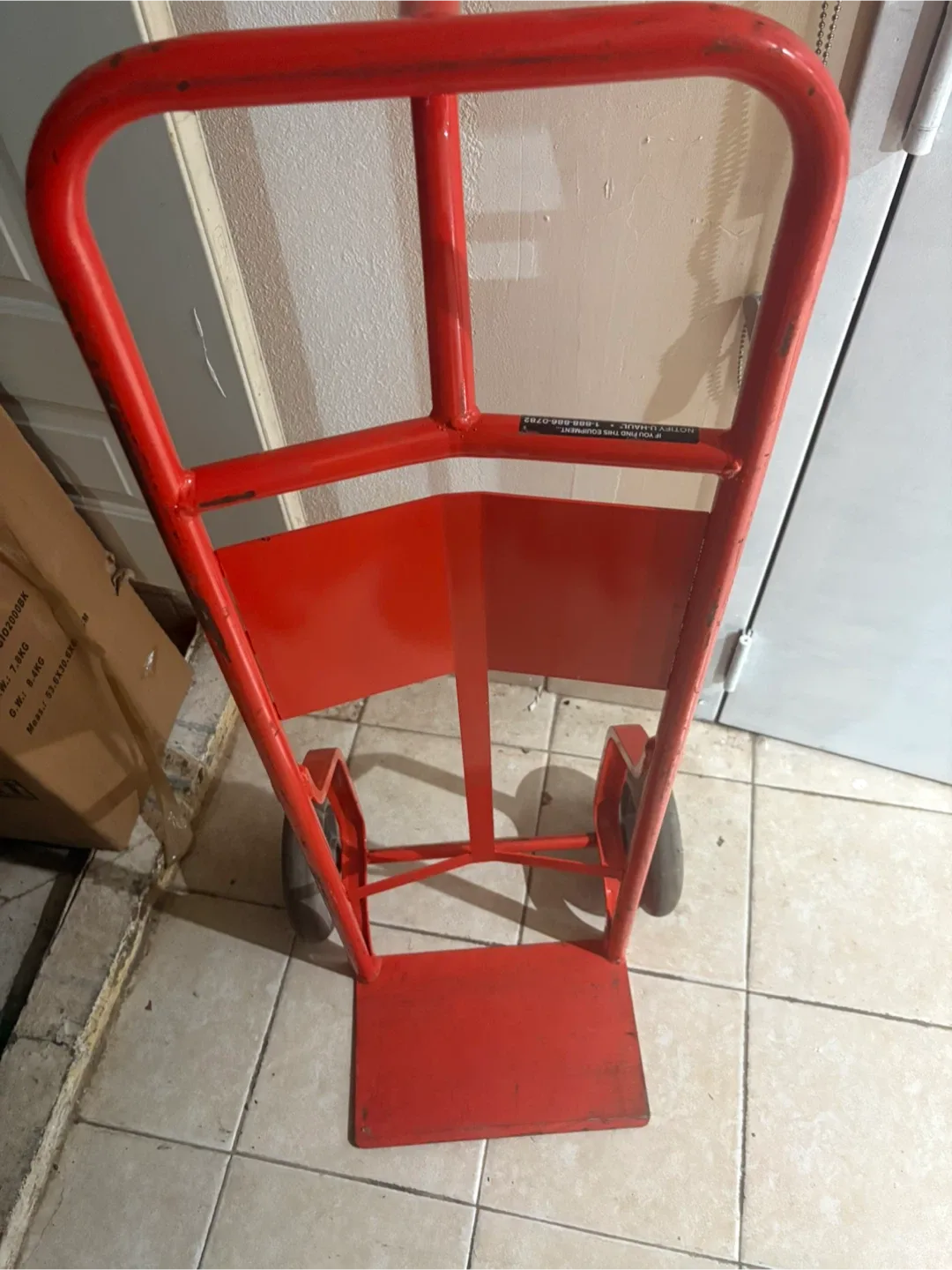 Red Hand Truck Dolly image indicator(2)