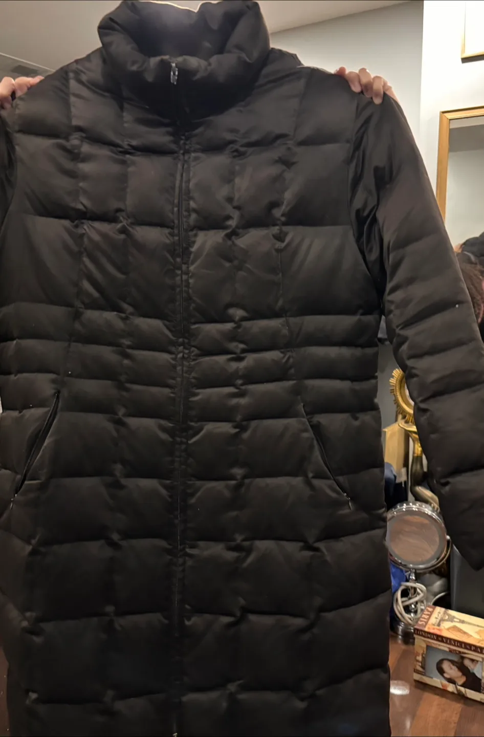 Calvin Klein Puffer Coat - Size L/G - Brown image indicator(2)