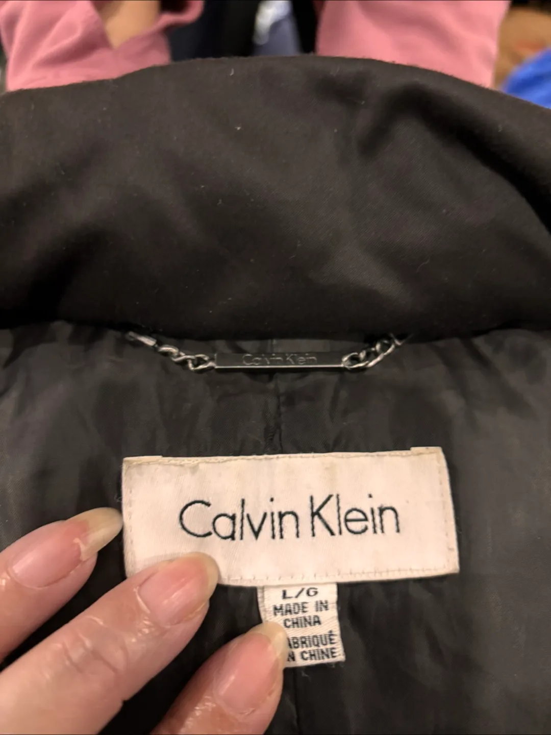 Calvin Klein Puffer Coat - Size L/G - Brown