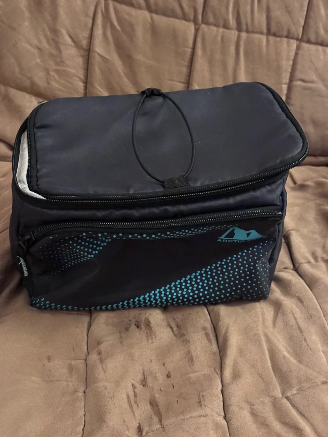 Arctic Zone Lunch Bag - Black and Blue