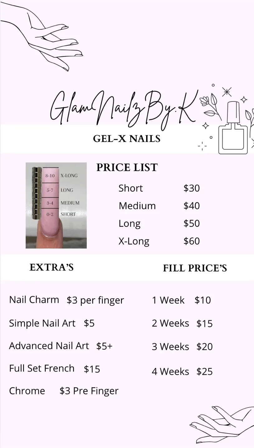GlamNailzBy.K - Gel-X Nails