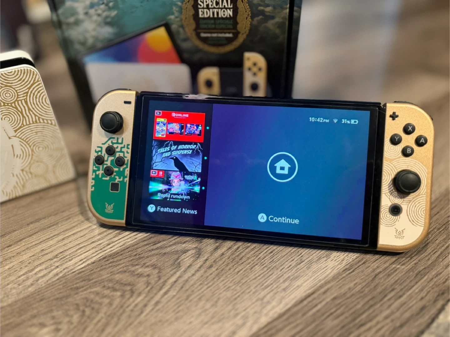Nintendo Switch OLED Zelda Tears of the Kingdom Edition - photo 4