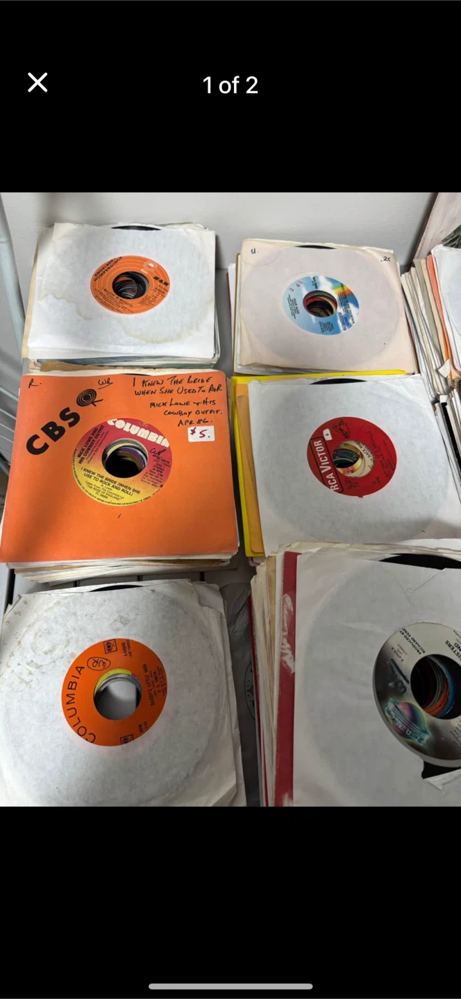 OLDIES 45 RPM Vinyl Records A to D. Good to Excellent