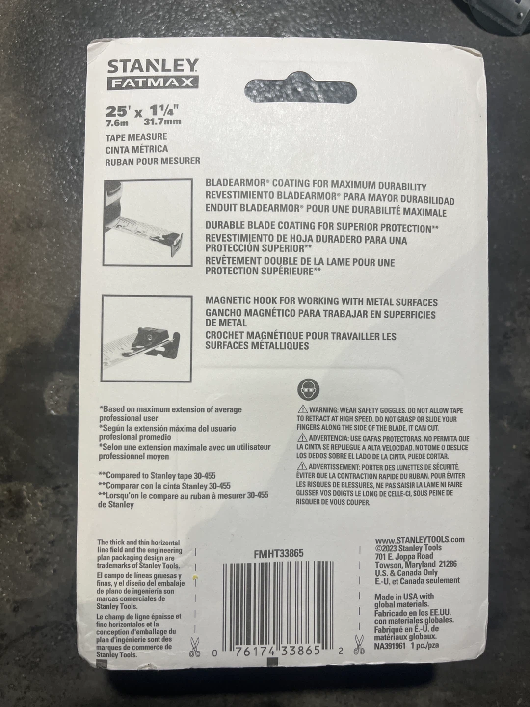 Stanley FATMAX 25' Tape Measure -New! - photo 3
