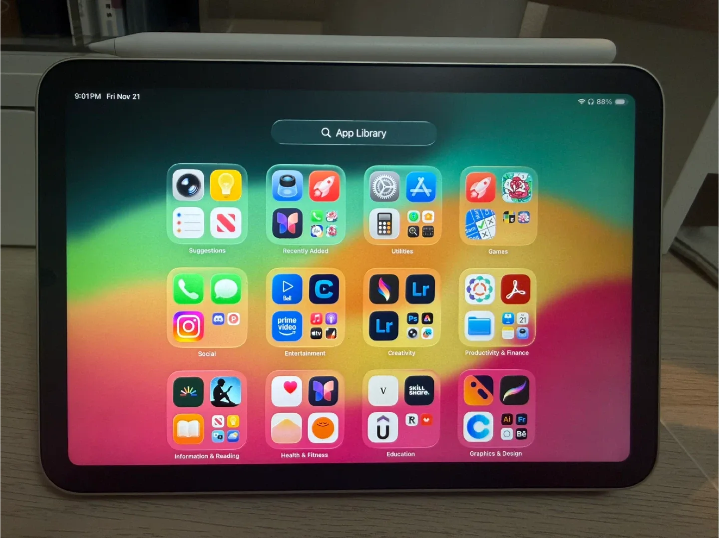 iPad mini 6 256GB Starlight + Pencil + Folio (sage) image indicator(2)