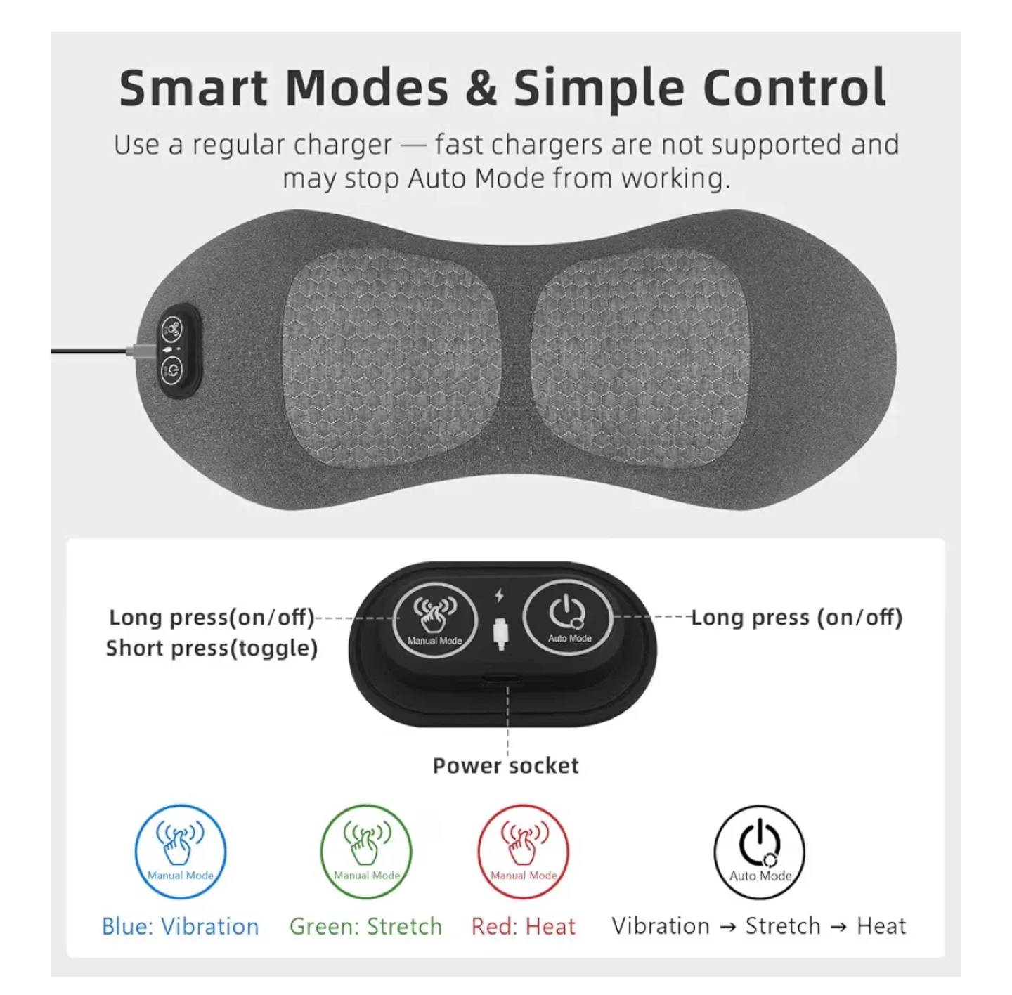 3 in 1 Electric Lumbar Support Pillow image indicator(5)