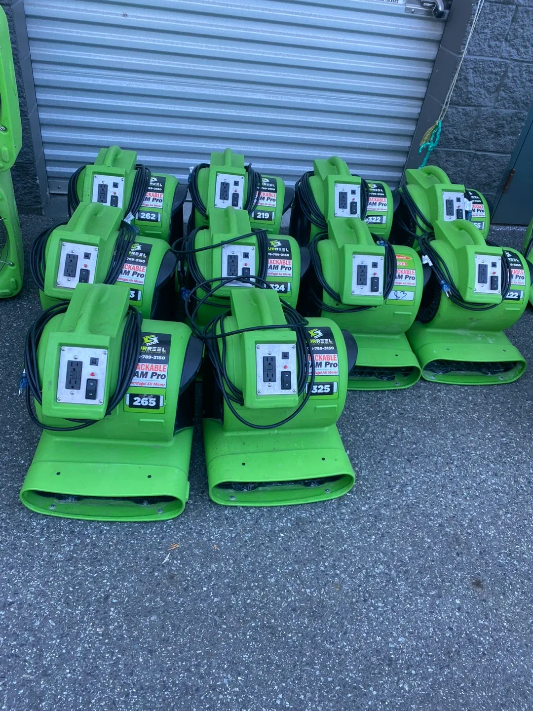 Restoration  equipment dehumidifiers and fans image indicator(2)