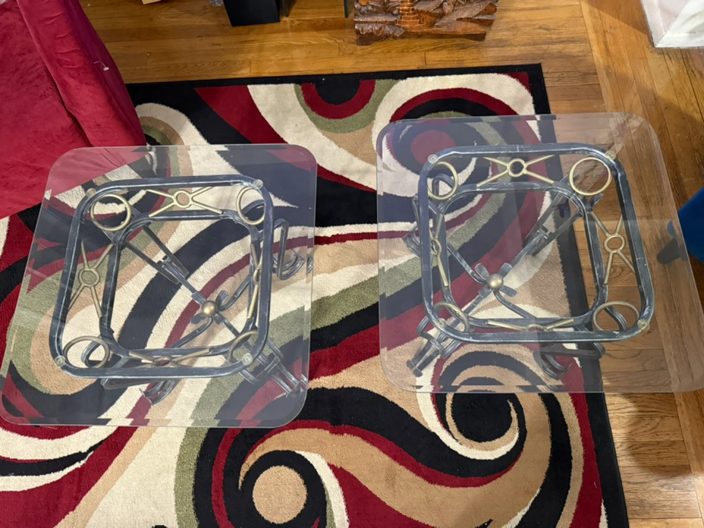 Glass Top Coffee Tables - Set of 2 - photo 2
