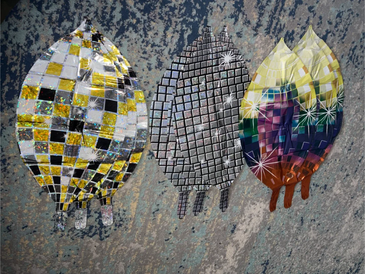 New Party Decoration Pack of 9 Disco Ball Balloons. image indicator(5)