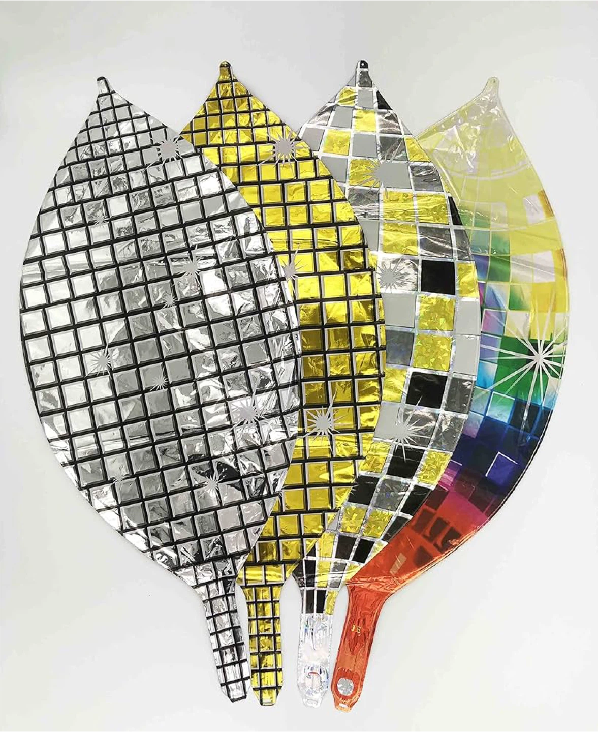 New Party Decoration Pack of 9 Disco Ball Balloons. - photo 4