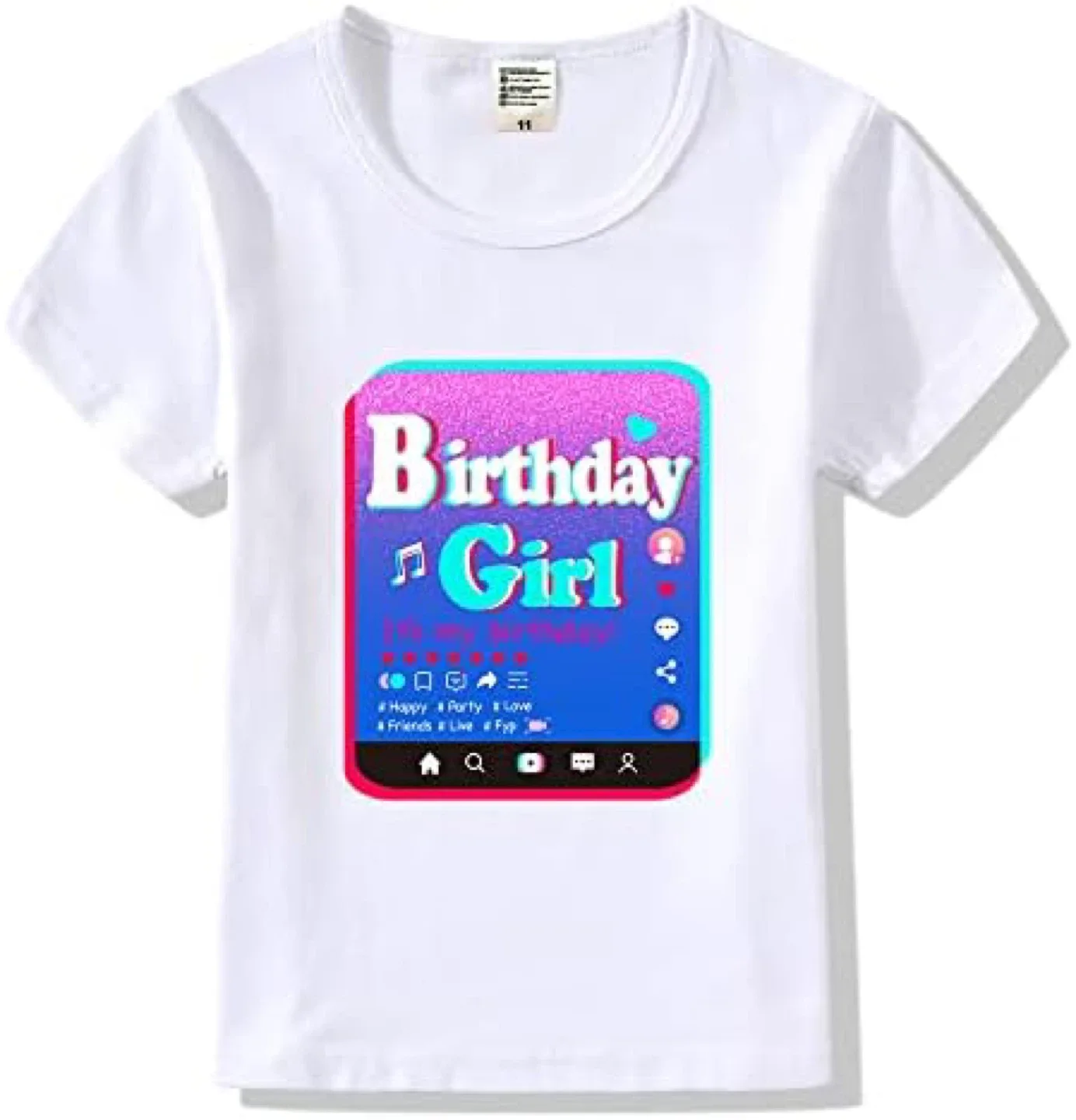 New Tutu and Sian Birthday Girl Shirt -8years