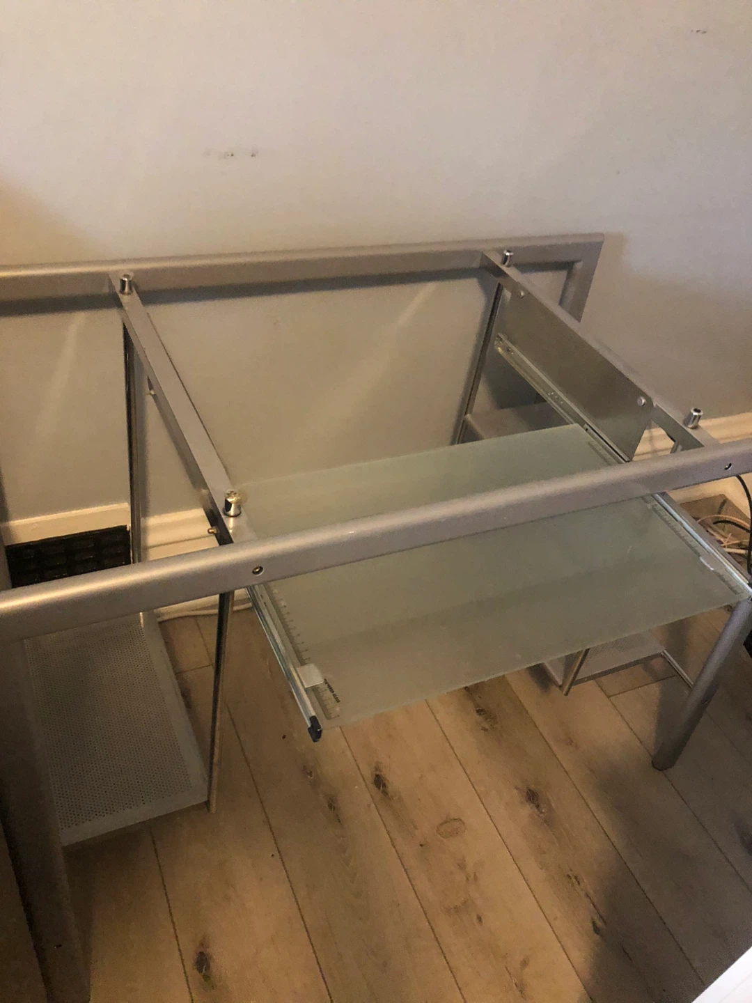 Glass Top Computer Desk - photo 3