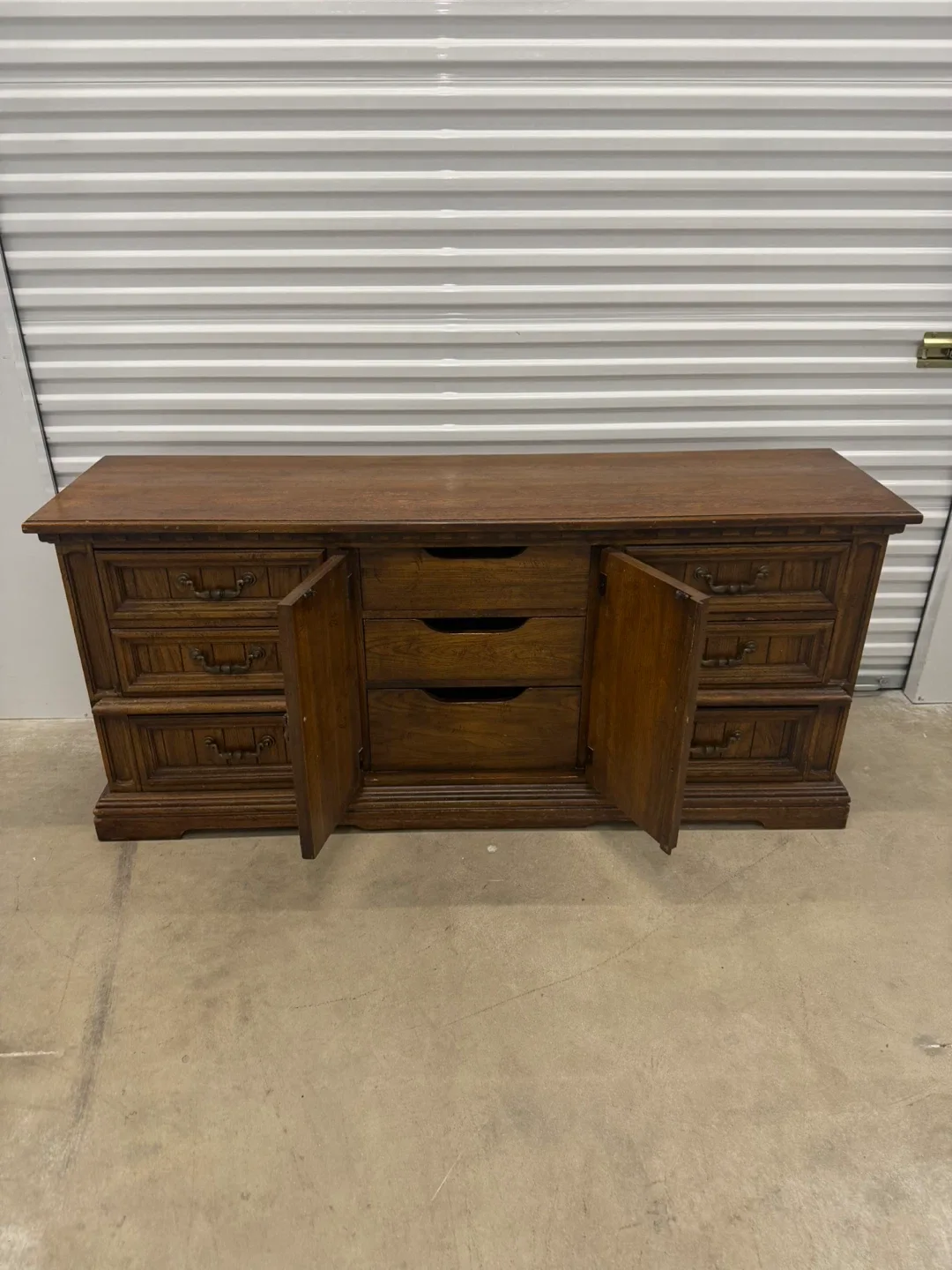 Vintage Brown Wood Dresser image indicator(6)