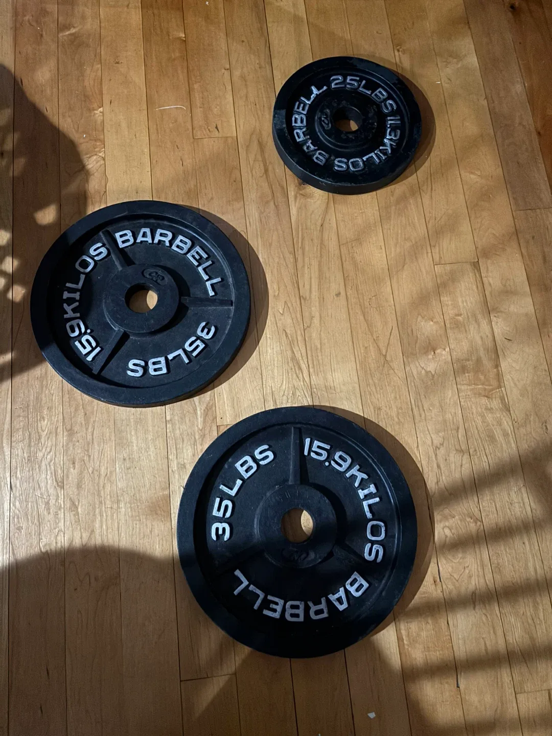 Barbell Weight Plates - 25lb & 35lb