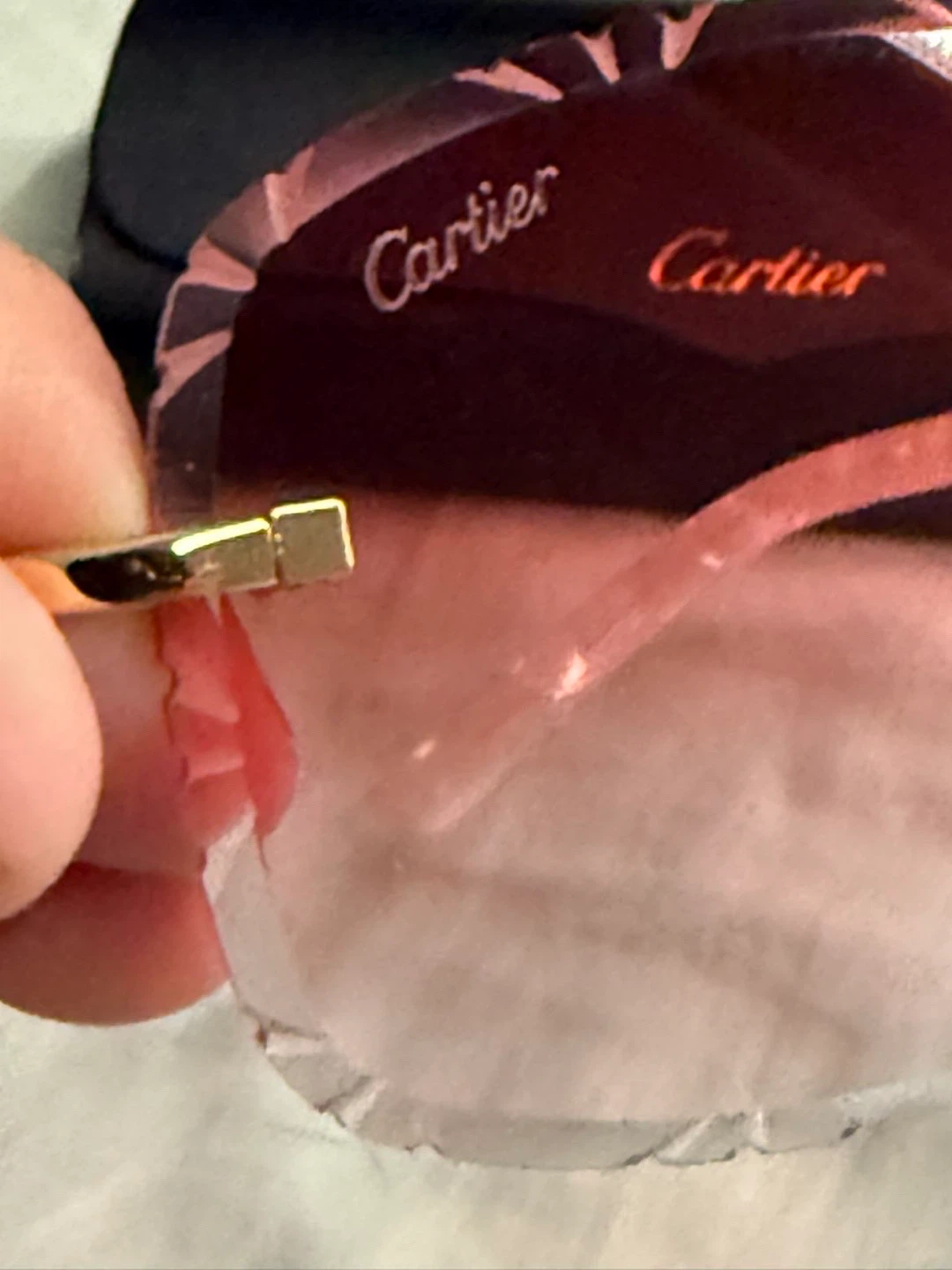 Cartier white acetates - photo 5
