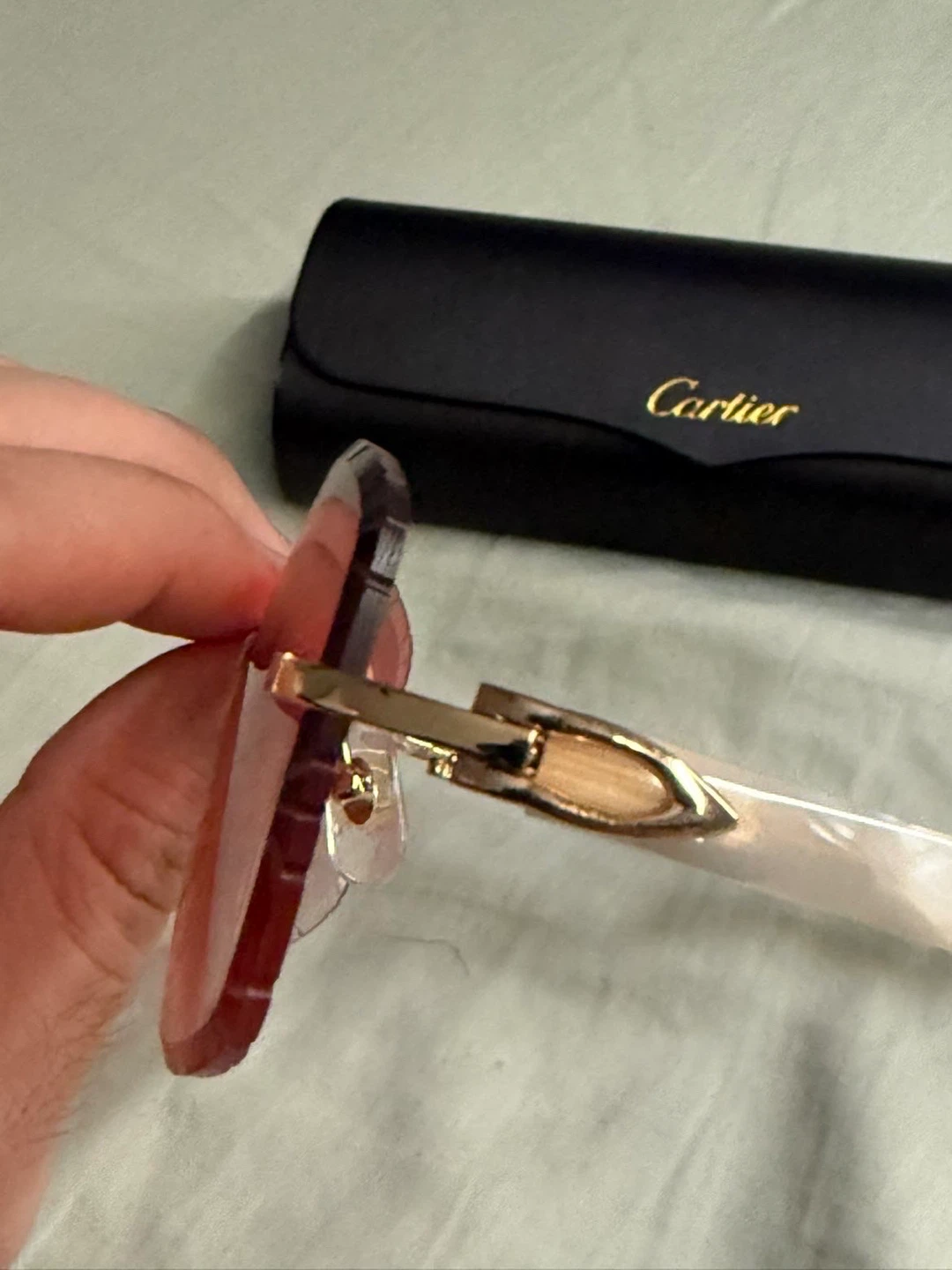 Cartier white acetates - photo 3