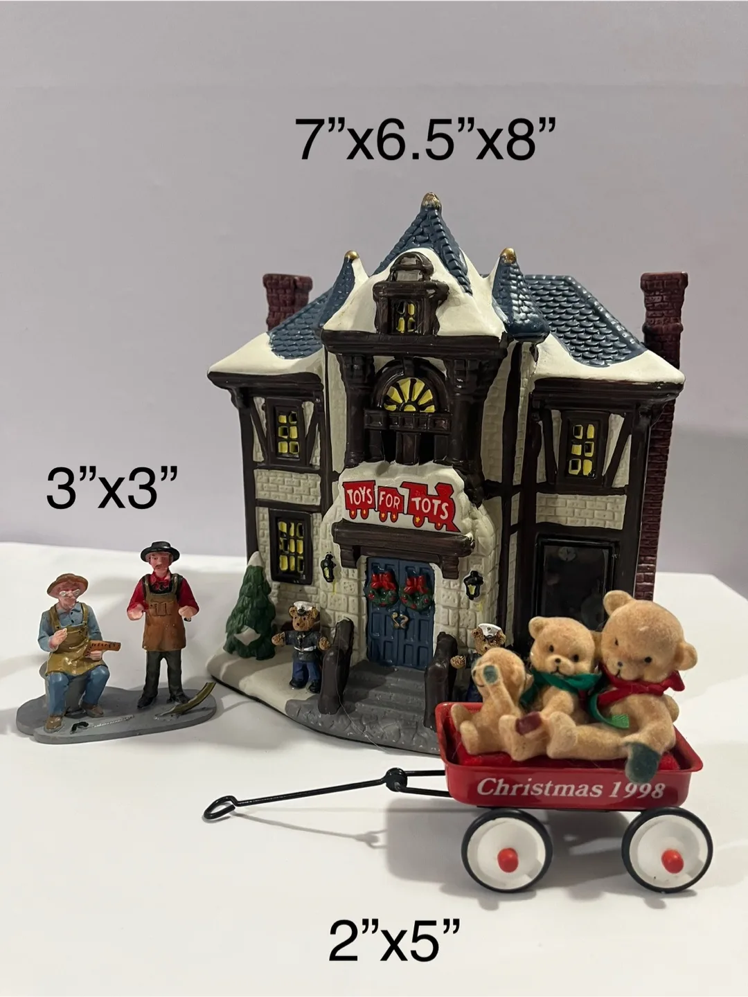 Vintage Victorian 2010 "Toys For Tots" Christmas Village