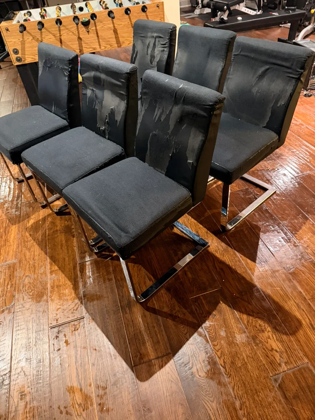 Dining chairs Set of 6 Black image indicator(3)