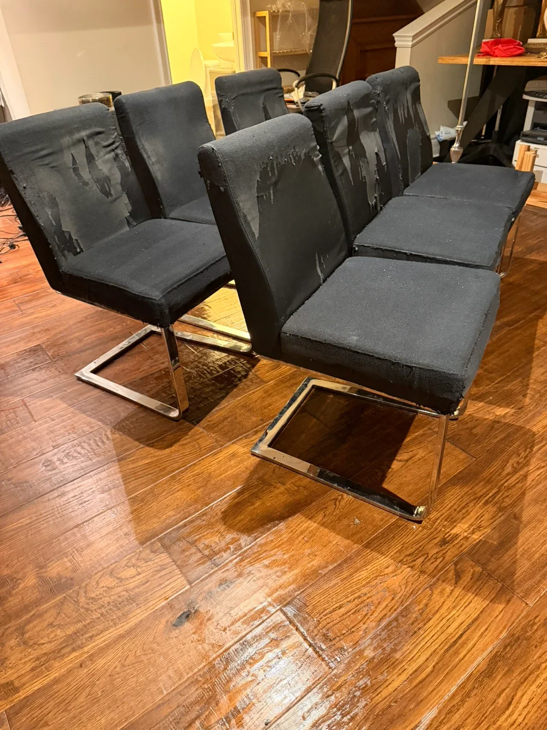 Dining chairs Set of 6 Black