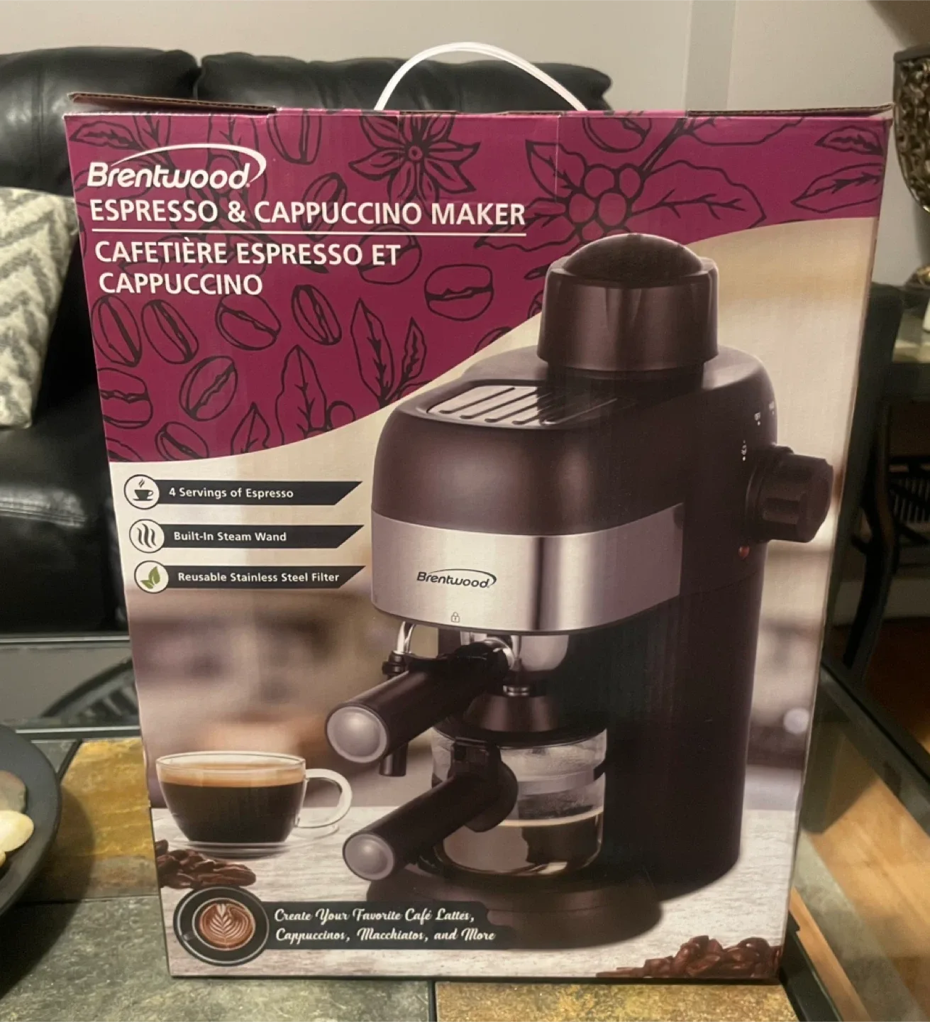 Brentwood GA-134BK Espresso & Cappuccino Maker