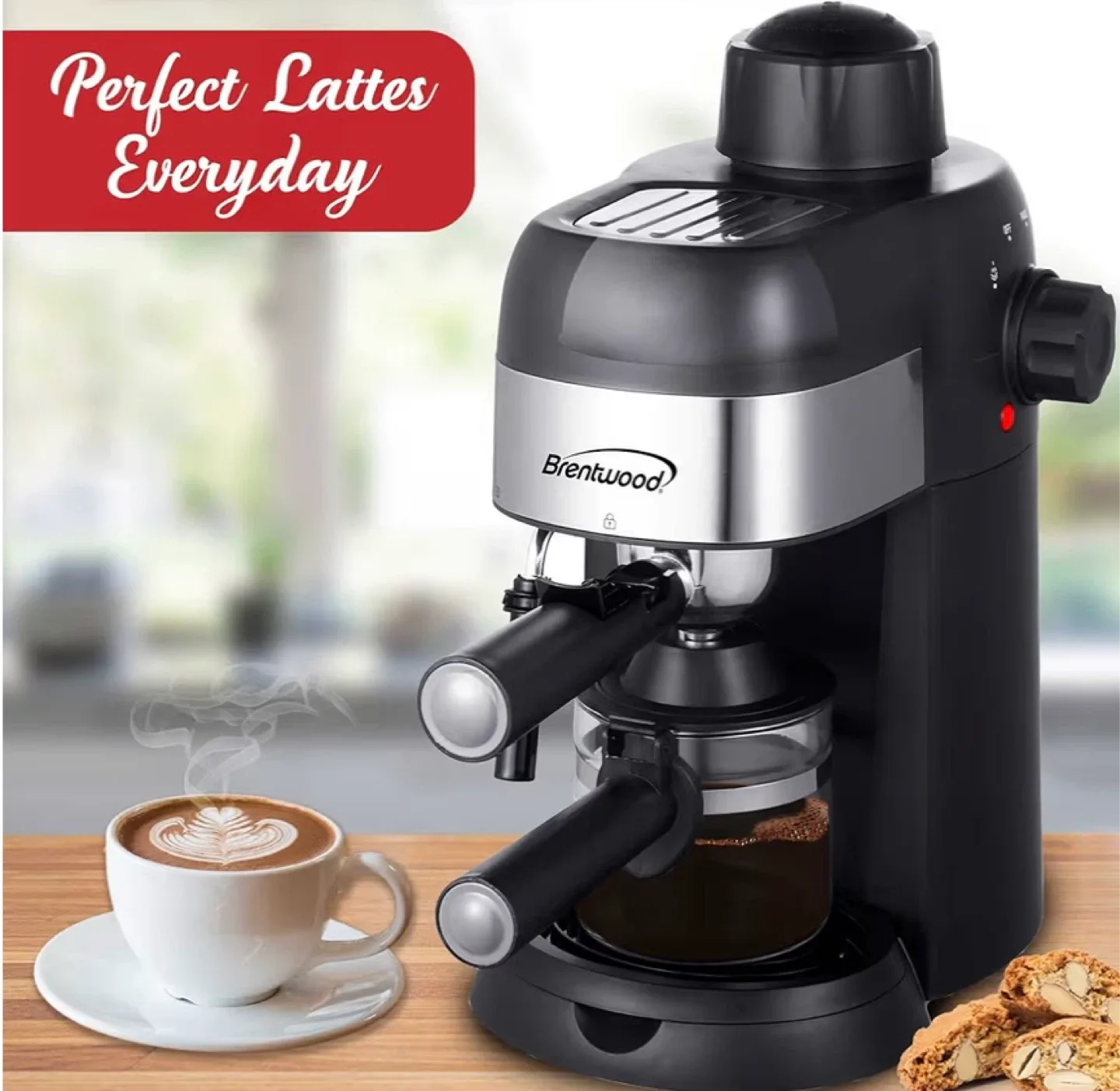 Brentwood GA-134BK Espresso & Cappuccino Maker image indicator(5)