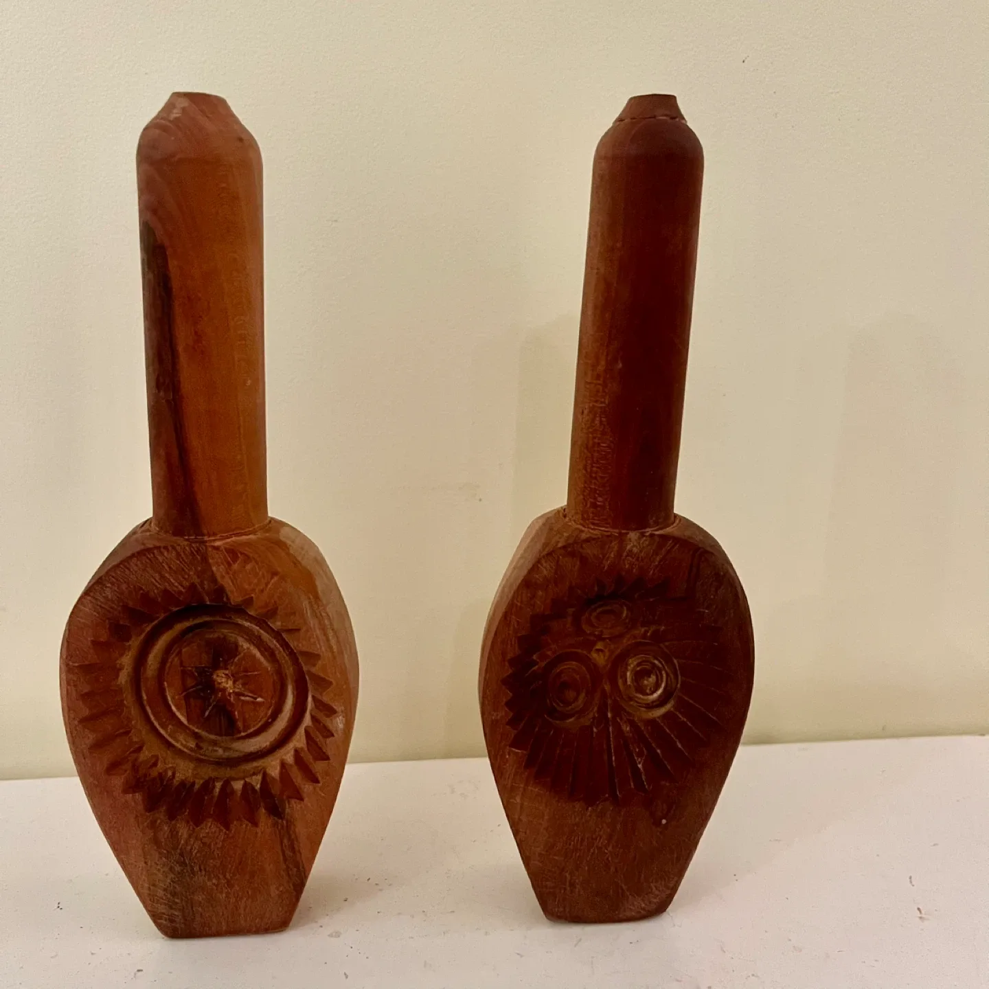 Antique Carved Wooden Ma'amoul Middle Eastern Cookie Molds image indicator(2)