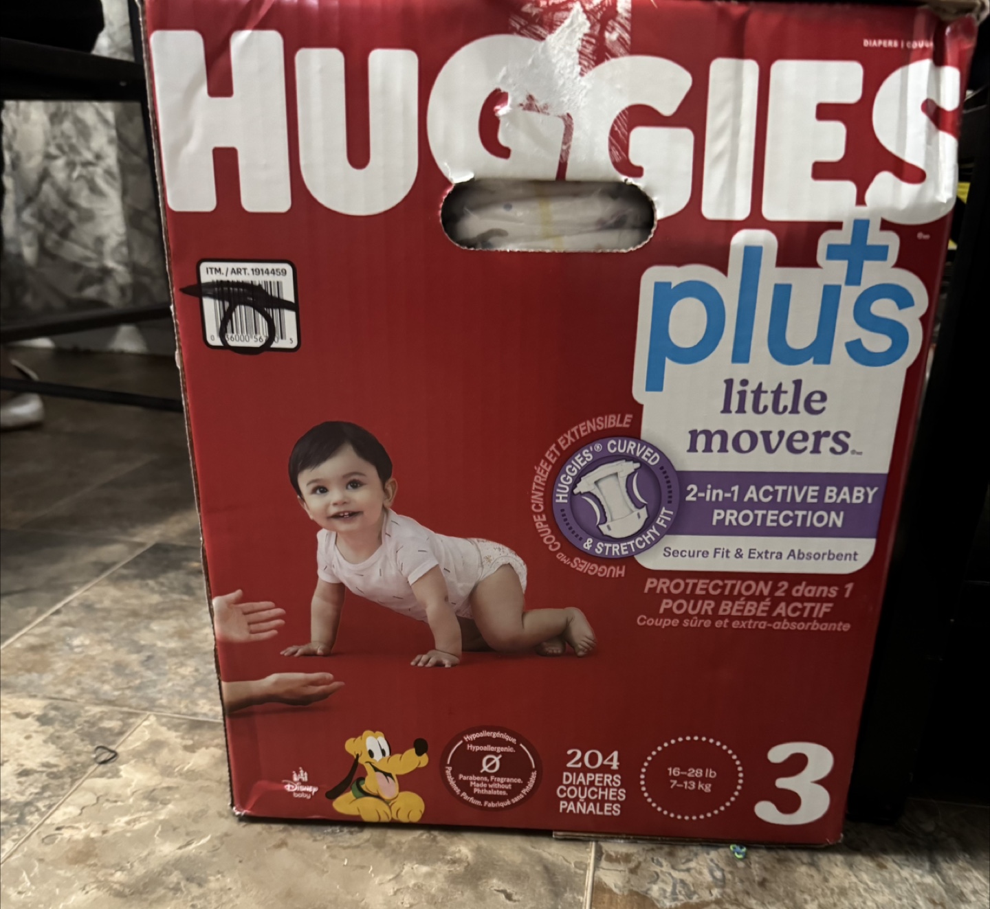Huggies Plus Little Movers Diapers - Size 3 - photo 2