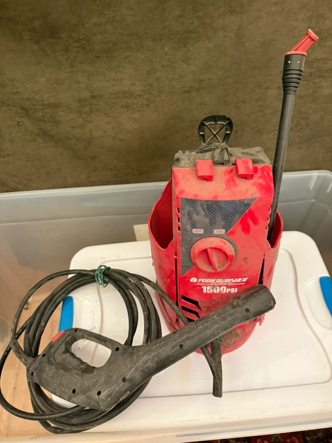 1500PSI Pressure Washer