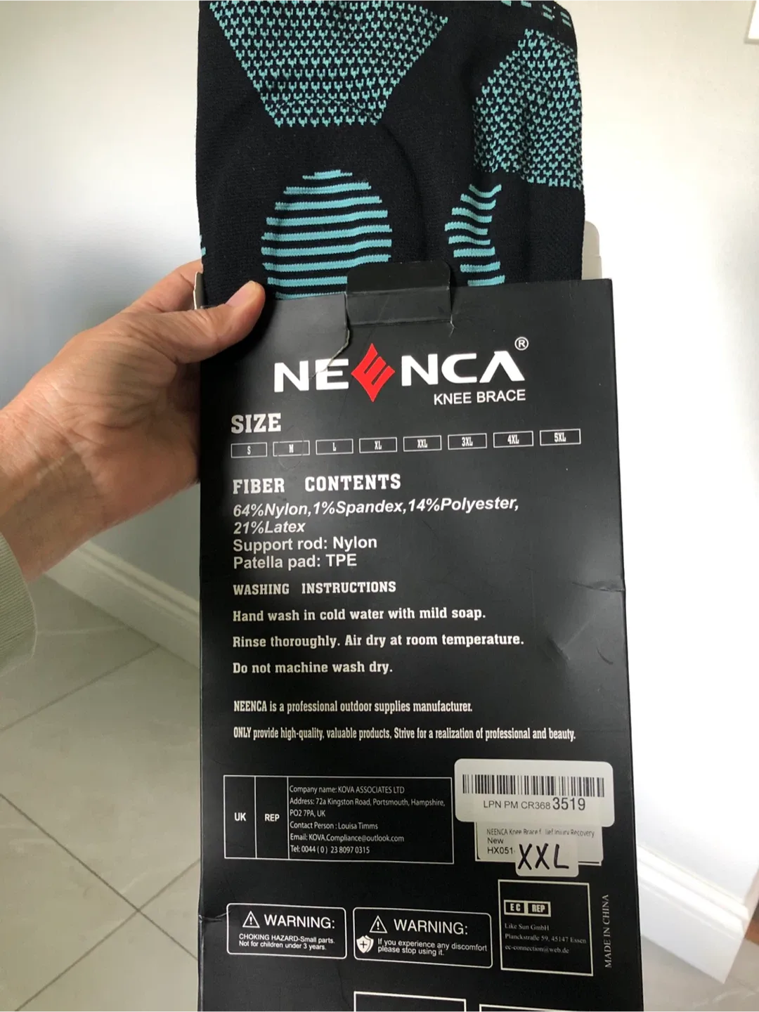 Professional Knee brace with patela & side stabilizer image indicator(3)