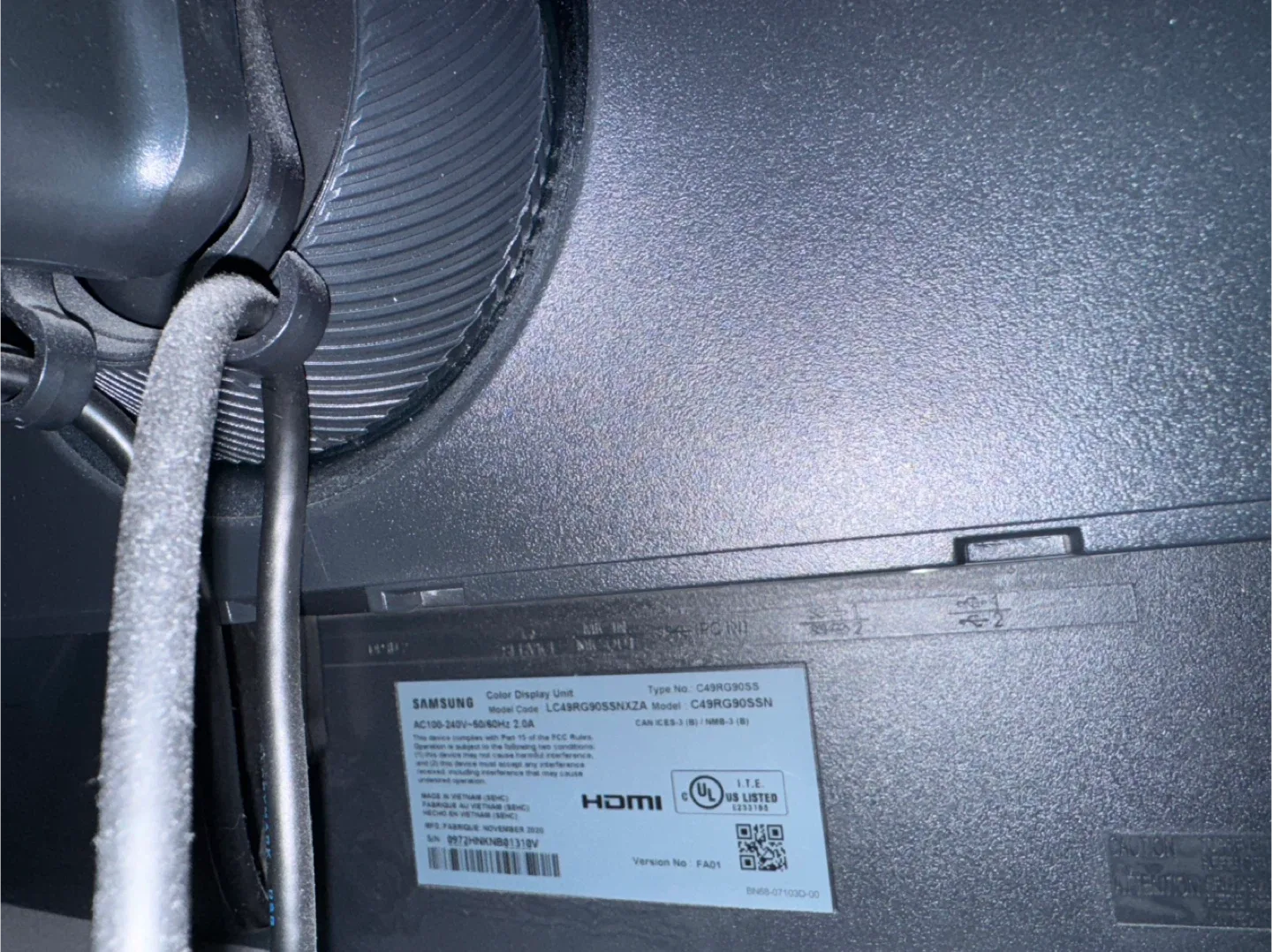 Samsung Odyssey Neo G9 49" Curved Gaming Monitor image indicator(2)