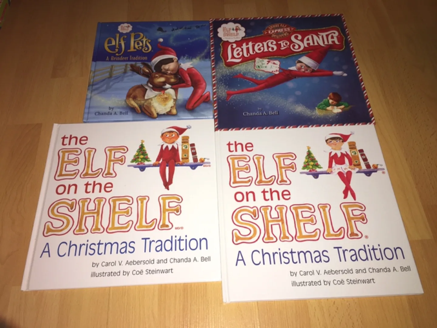 ($4 each) Hardcover Elf Christmas Books