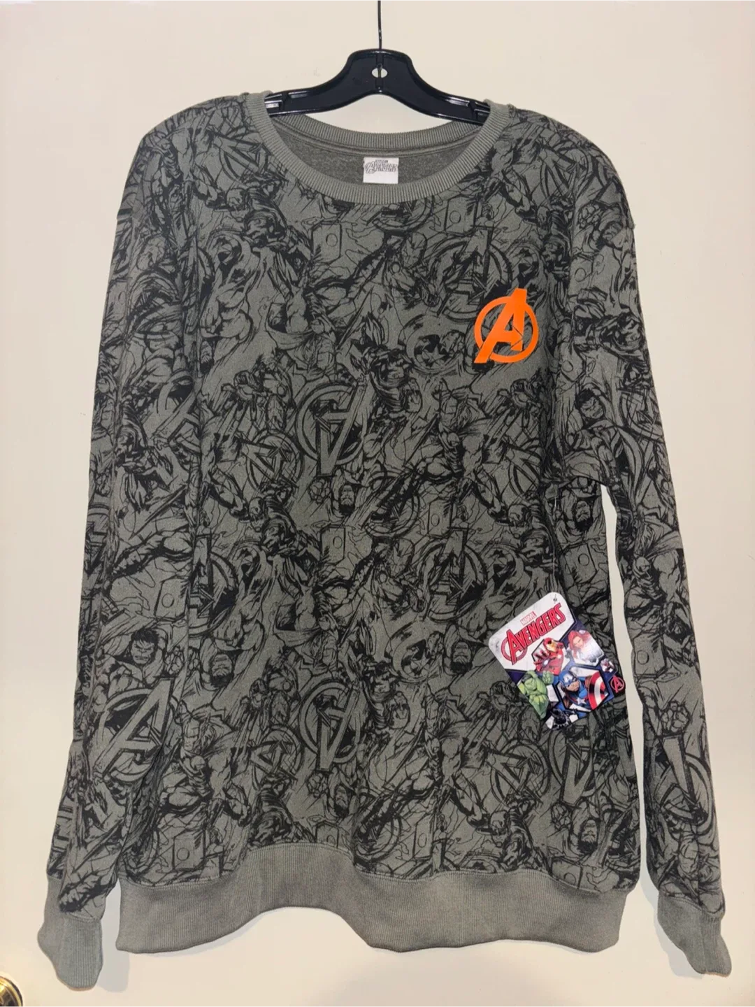 Avengers Long Sleeve Crew Neck Sweatshirt