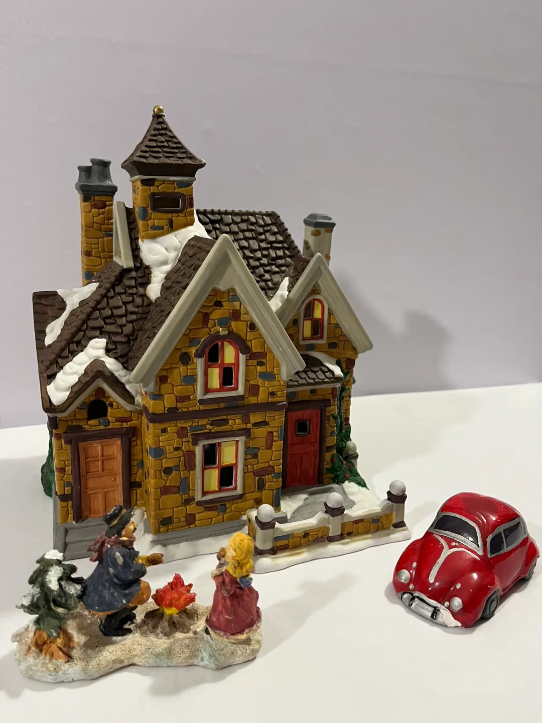 Christmas Village House Figurine Set image indicator(3)