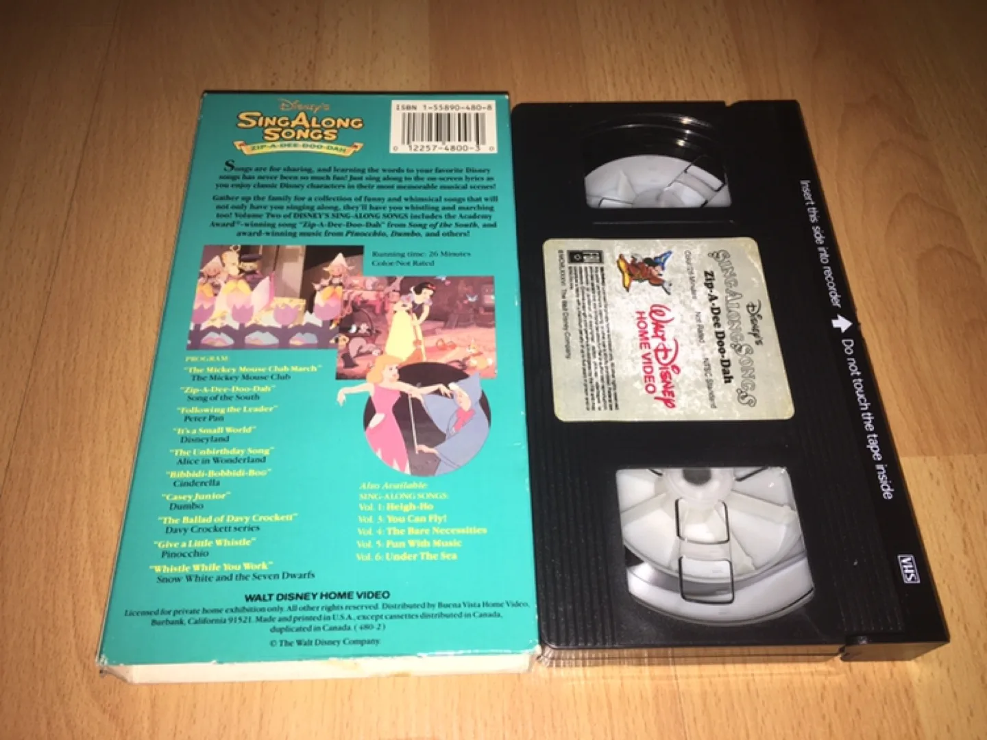 VHS Disney's Sing-Along Songs Zip-A-Dee-Doo-Dah image indicator(5)