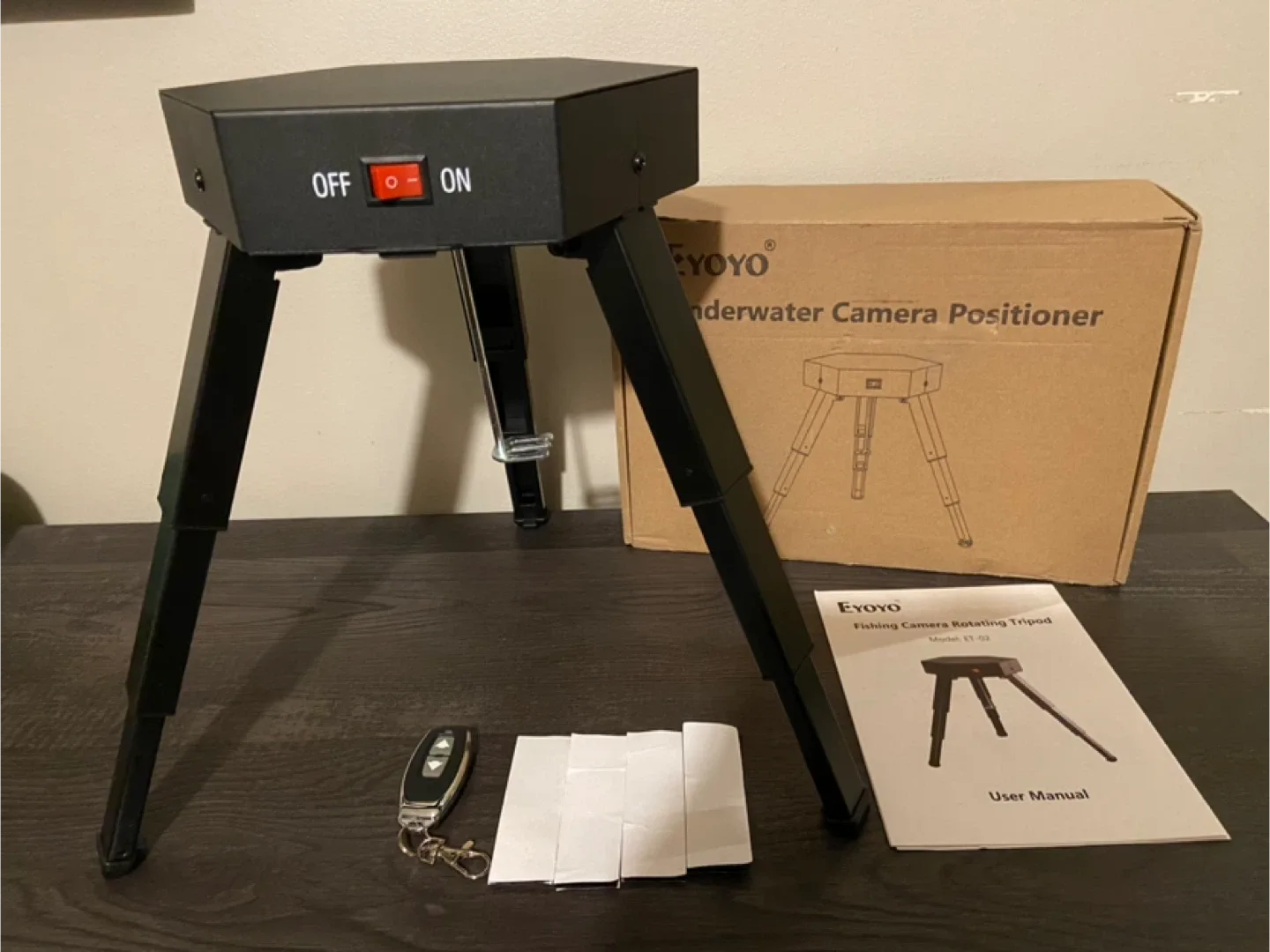 New Eyoyo Ice Fishing Camera Tripod Panner Positioner 360° image indicator(8)