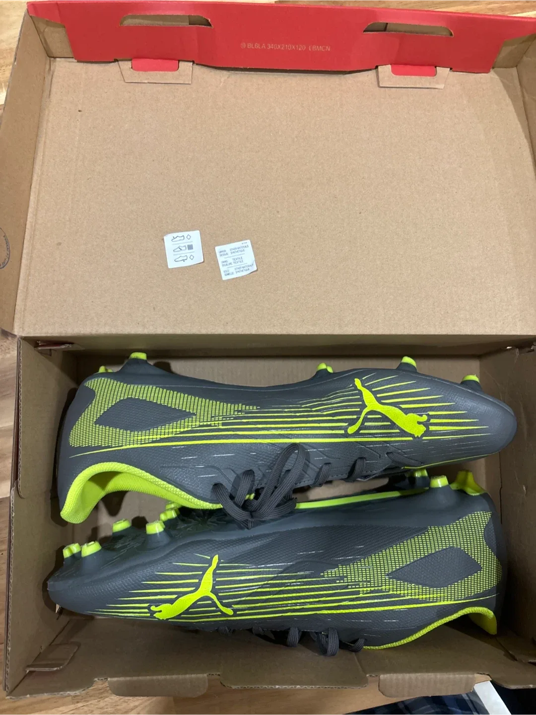 Puma Ultra Match LL FG/AG Soccer Cleats - Grey & Yellow image indicator(2)