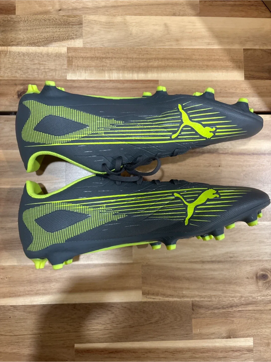 Puma Ultra Match LL FG/AG Soccer Cleats - Grey & Yellow image indicator(3)