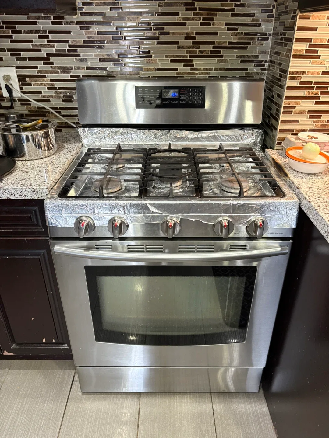 Stainless Steel Gas Range