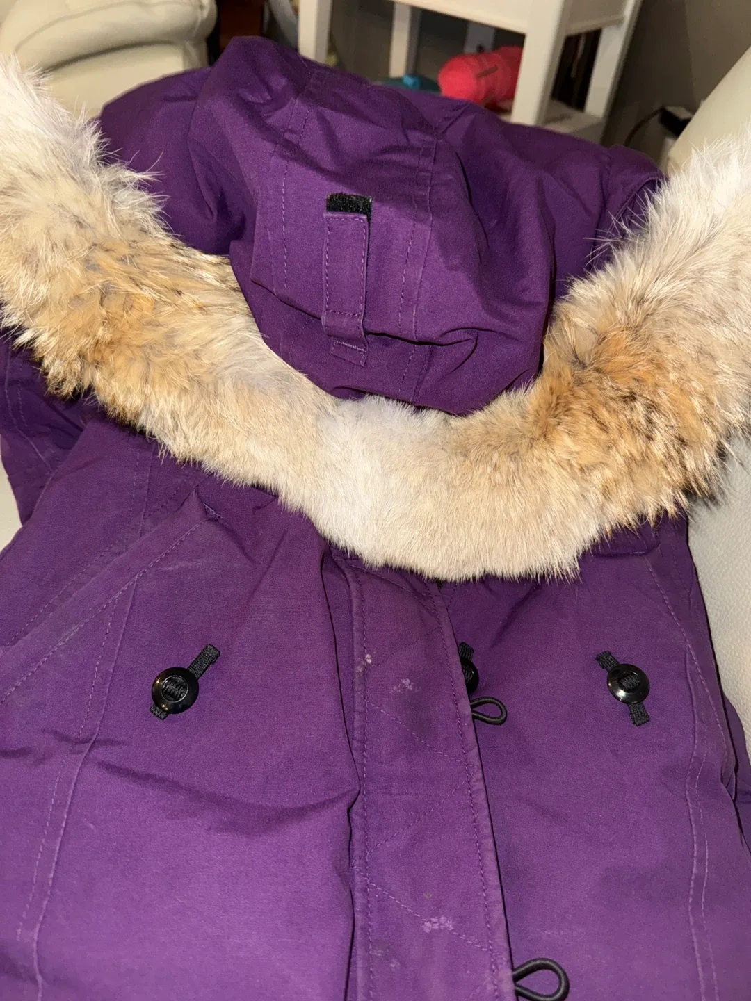 Canada Goose Kids Parka - Size S (7-8) Purple image indicator(3)