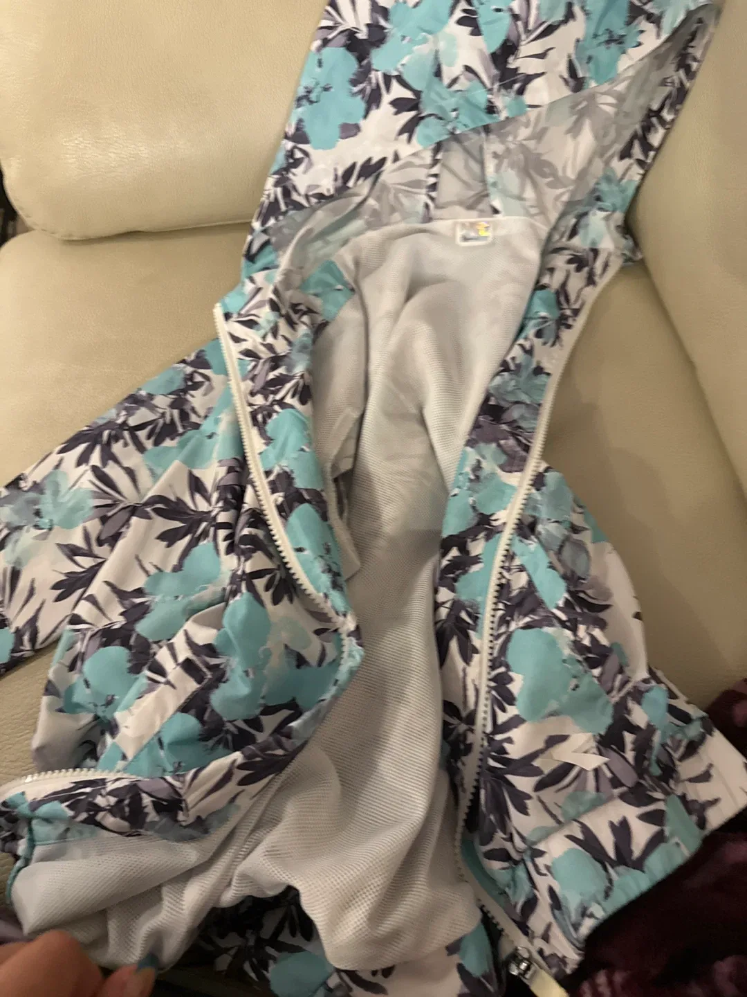 Floral Windbreaker Jacket