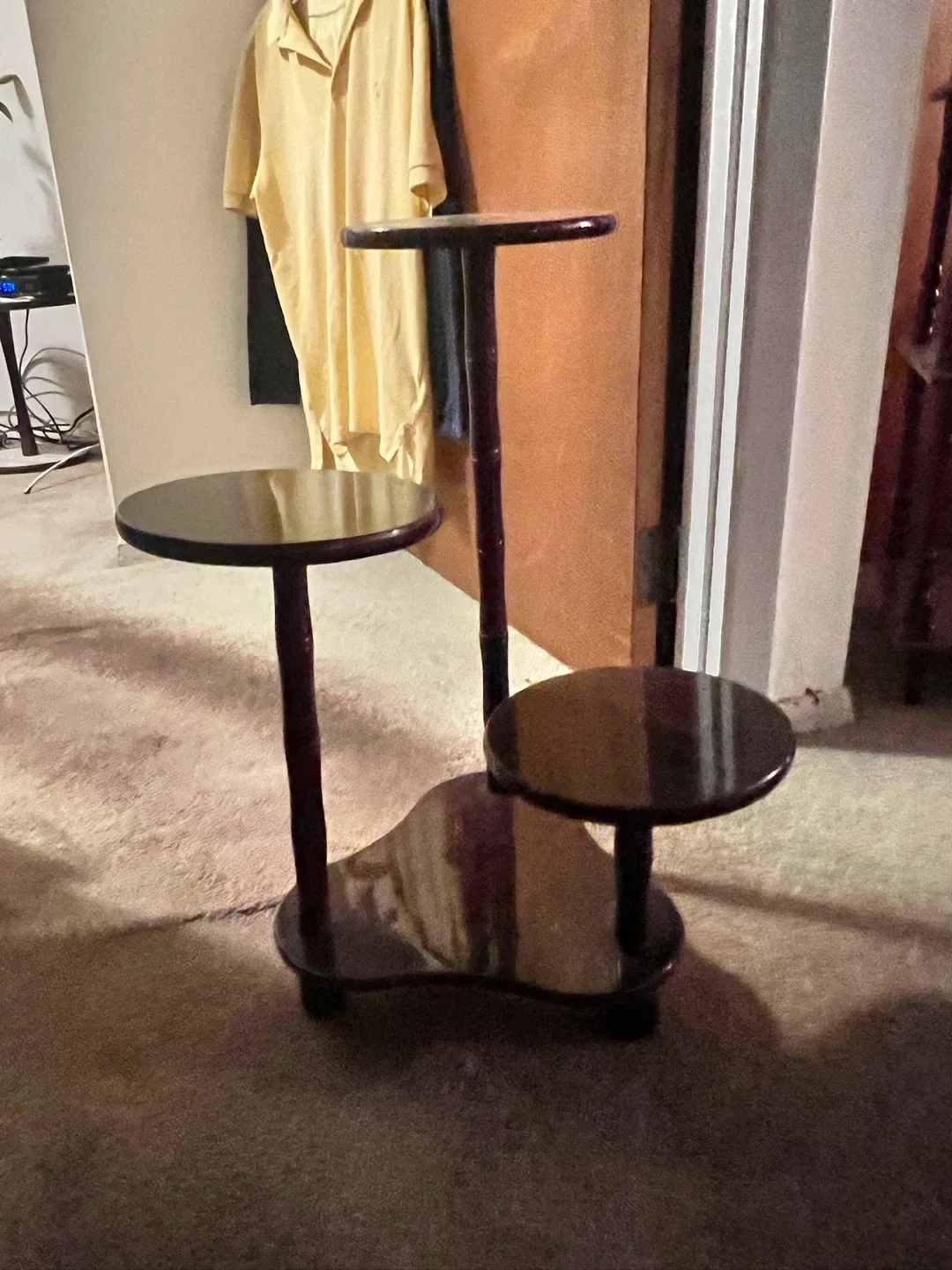 3-Tier Plant Stand - Dark Brown